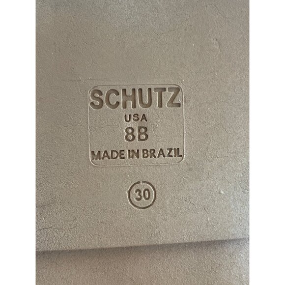 Schutz Panna Braided T-strap Wedge Platform Sandals Size 8 Worn Once EUC $158 - Picture 12 of 14